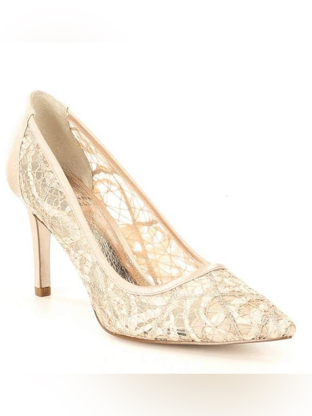 ADRIANNA PAPELL SZ 6.5 women’s shoes pump heels nib ivory lace